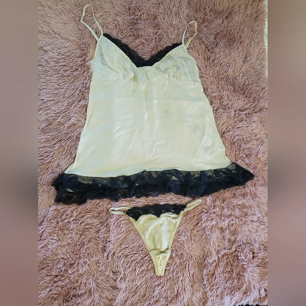 Vintage Victoria's Secret Silk Babydoll - Picture 7 of 14